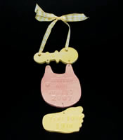 Rattle, Bib, and Foot